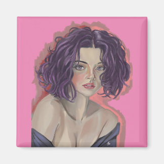 Imán Purple girl