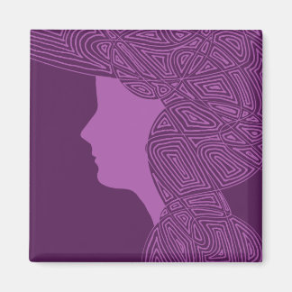 Imán Purple Lady