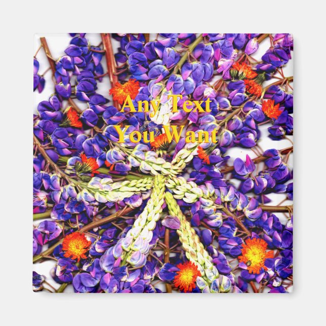 Imán Purple Lupine (Frente)