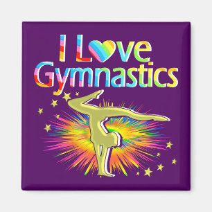 IMÁN PÚRPLE ME ENCANTA GIMNASTICS MAGNET