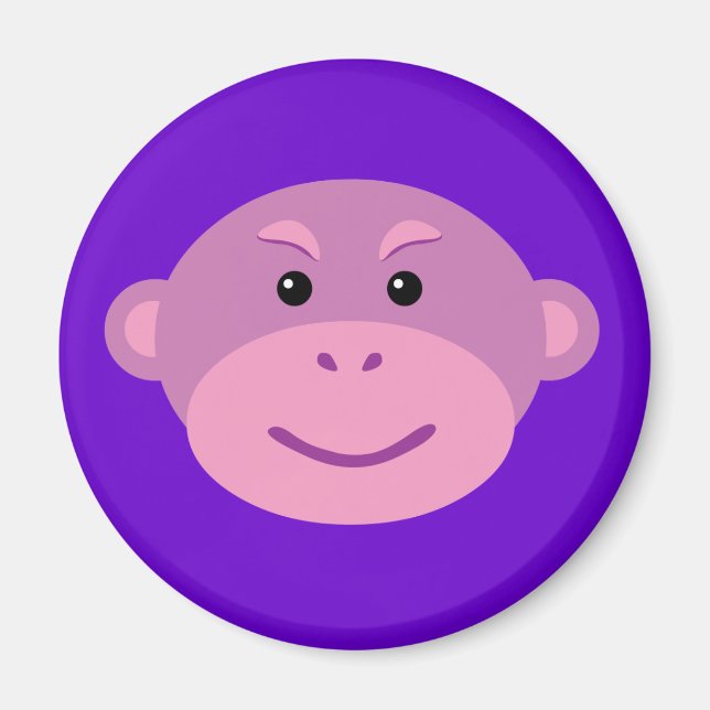 Imán Purple Monkey (Frente)