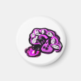 Imán Purple peacock