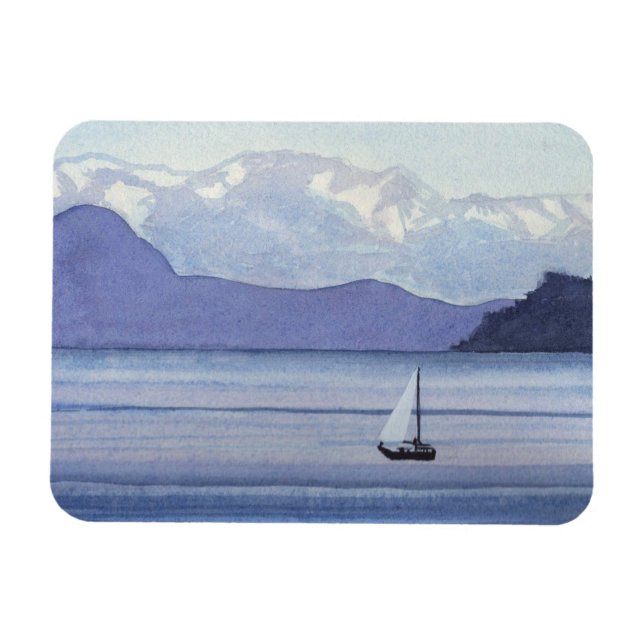 Imán Purple Seascape (Horizontal)