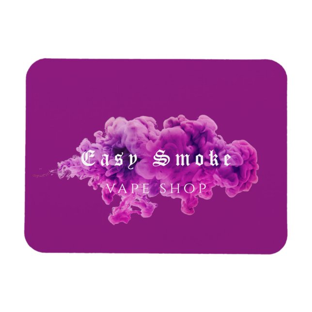 Imán Purple Smoke Vape Shop (Horizontal)