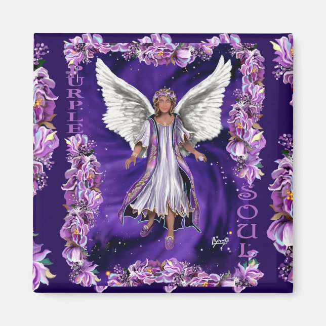 Imán Purple Soul Magnet (Frente)