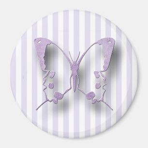 Imán púrpura de la mariposa de la lavanda