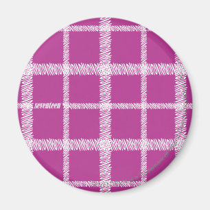 Imán Púrpura de la tela escocesa