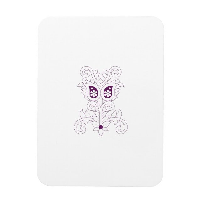 Imán Púrpura de uva, uva, flor de miel (Vertical)