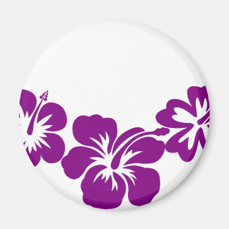 Imán Púrpura hibiscus leis