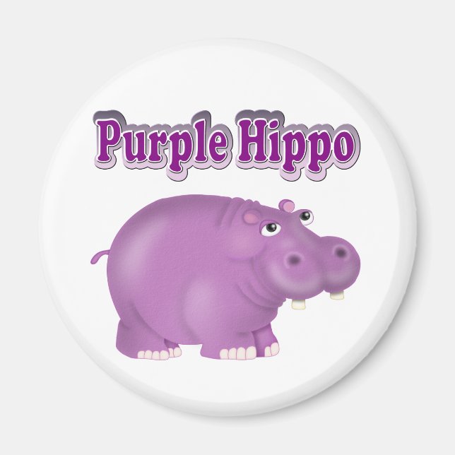 Imán Púrpura Hippo (Frente)