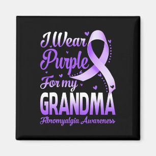 Imán Púrpura Para Mi Abuela Fibromialgia Conciencia