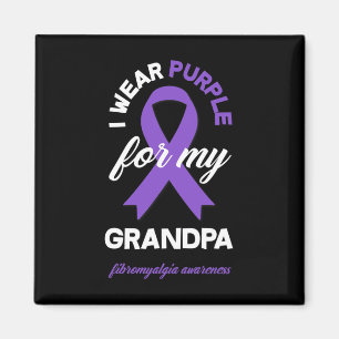 Imán Púrpura Para Mi Abuelo Fibromialgia Conciencia