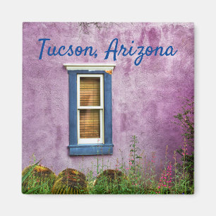 Imán Púrpura y azul en el suroeste de Tucson, Arizona