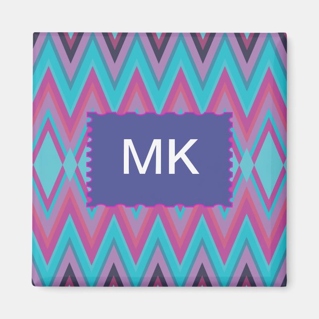 Imán Púrpura y tribal de Aqua (Frente)