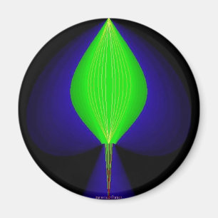 Imán púrpura y verde de la espada