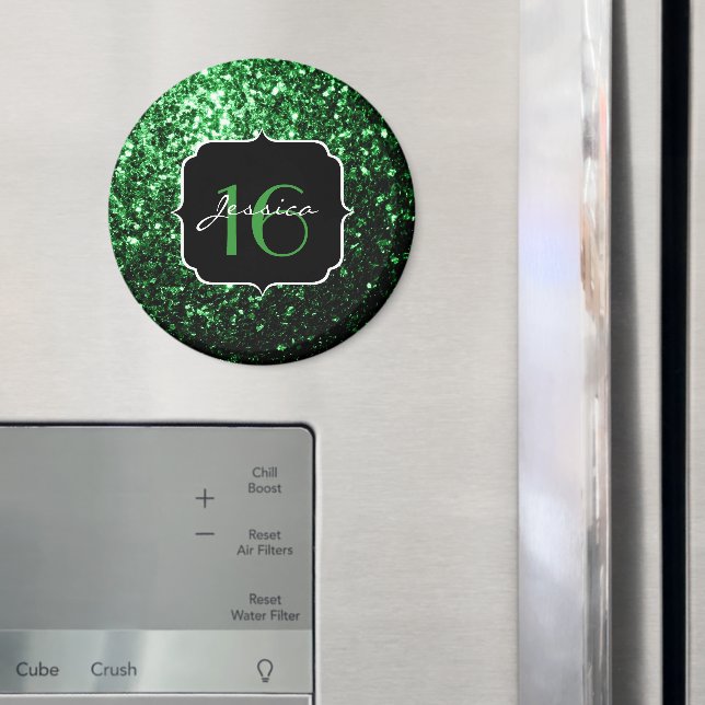 Imán Purpurina de imitación verde oscuro chispas Sweet  (In situ (nevera))