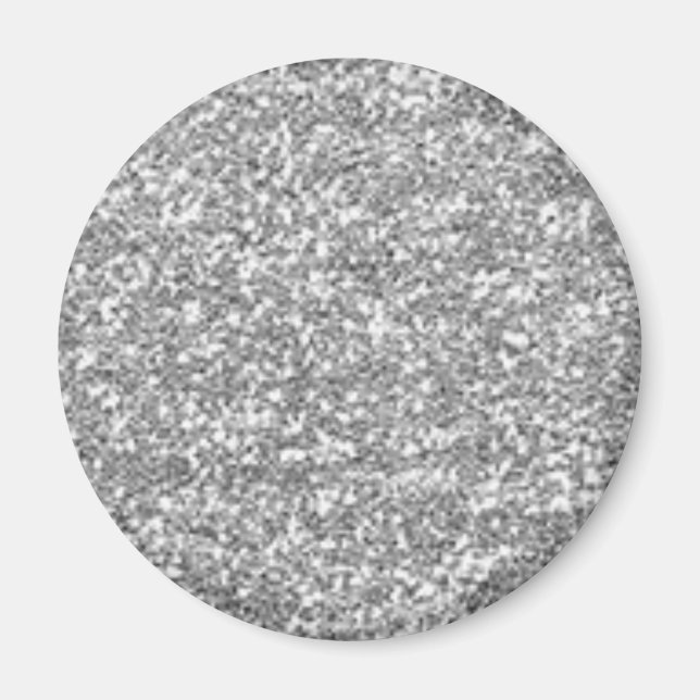 Imán Purpurina Faux Silver (Frente)