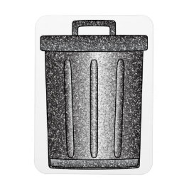 Imán Purpurina Trash Can