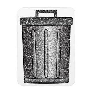 Imán Purpurina Trash Can