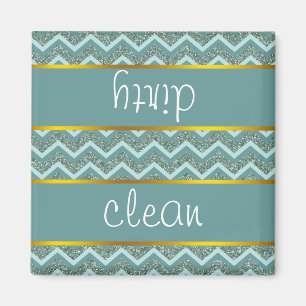 Imán Purpurina verde azulado