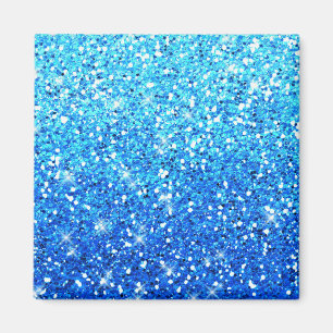 Imán Purpurinas azules esparcen textura