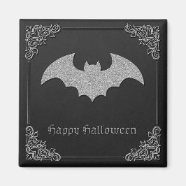Imán Purpurinoso Bat Halloween