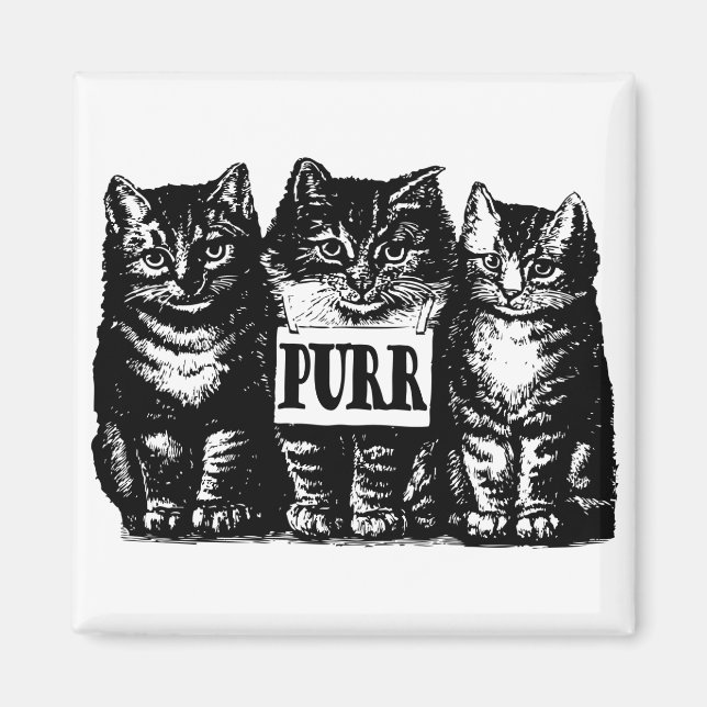 Imán Purr Kittens (Frente)