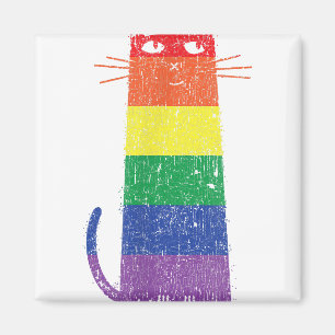 Imán Purride Shirt LGBT Funny Gay Primo Gato Diciendo G