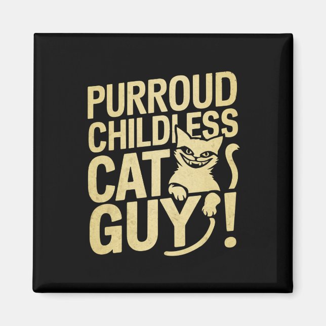 Imán Purroud, Un Gato Sin Niños Votando Por El Presiden (Frente)