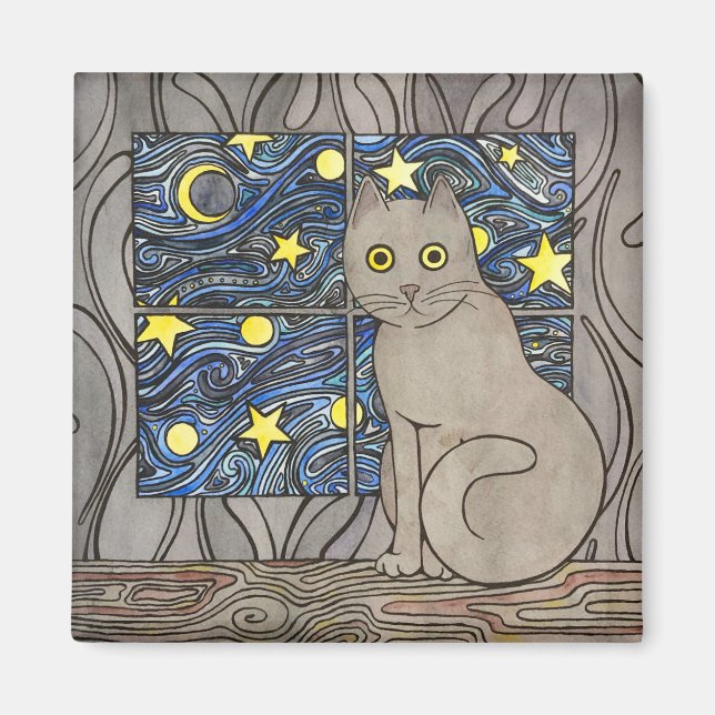 Imán Purry Purry Night Magnet (Frente)