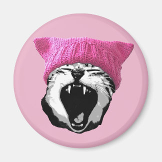 Imán Pussy-gorra - redonda