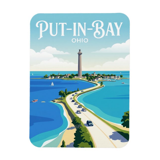 Imán Put-in-Bay EE. UU. (Vertical)