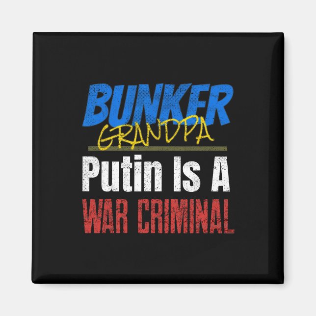 Imán Putin Es Un Criminal De Guerra Ucrania Ucraniano  (Frente)