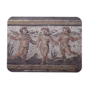 Imán Putti de baile tres acompañado por un jugar
