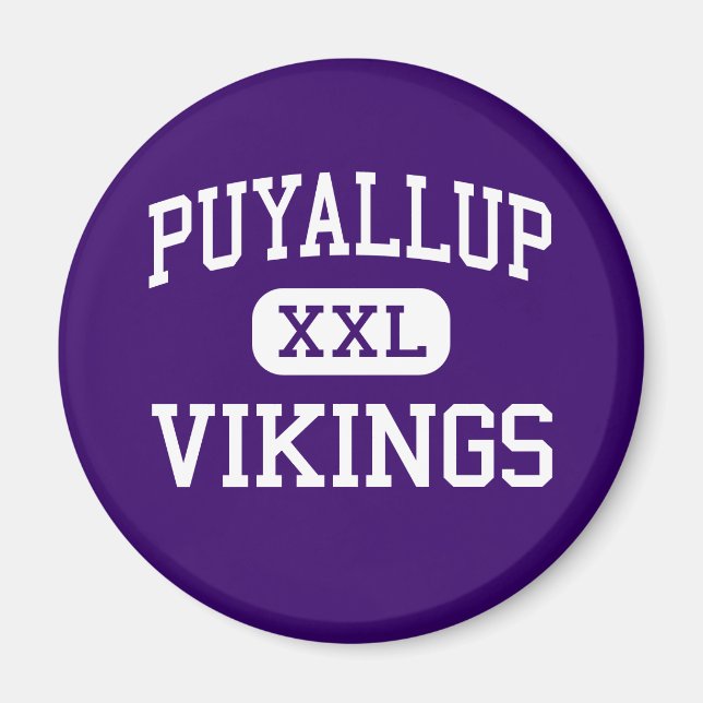 Imán Puyallup - Vikings - High - Puyallup Washington (Frente)
