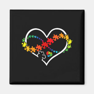 Imán Puzzle Heart Autism Awareness Teacher Fami