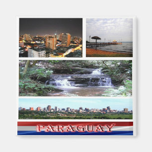 Imán PY - Paraguay - Collage mosaico
