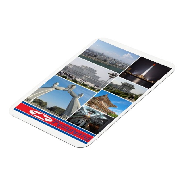 Imán Pyongyang - Corea del Norte - Magnet (Lado Izquierdo)