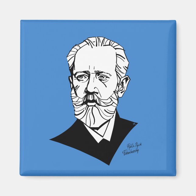 Imán Pyotr Tchaikovsky (Frente)