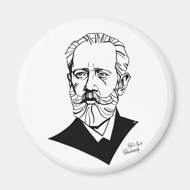 Imán Pyotr Tchaikovsky (Frente)