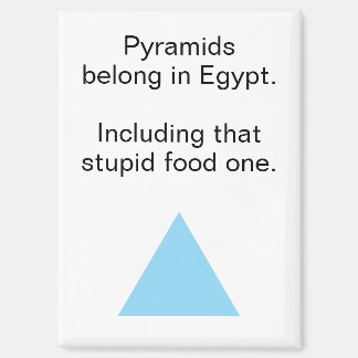 Imán Pyramids refrigerator magnet