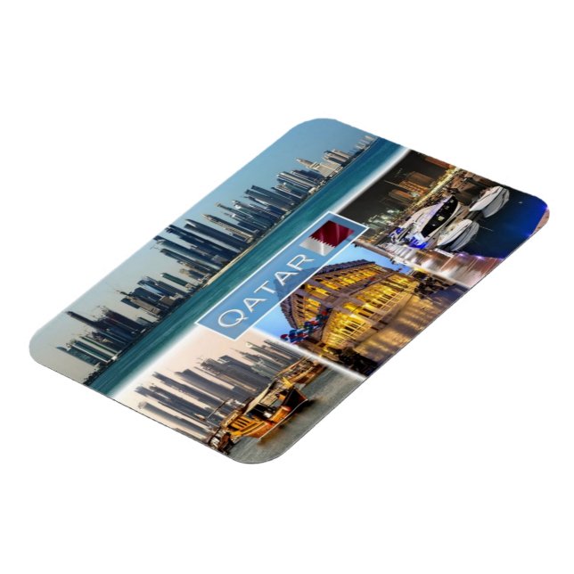 Imán QA Qatar - (Lado Izquierdo)