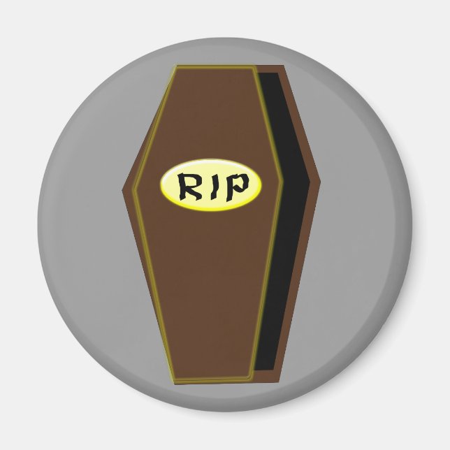 Imán QEPD Coffin de Doom Magnet (Frente)