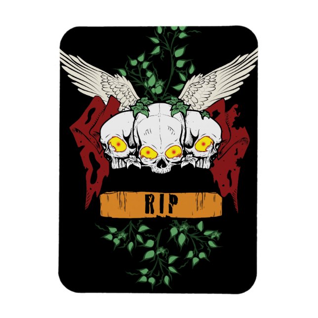 Imán QEPD Malas Calaveras (Vertical)