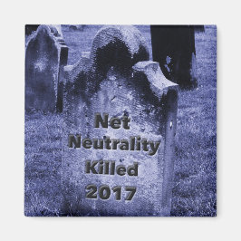 Imán QEPD Neutralidad neta Gravestone
