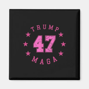 Imán Qr divertido 45 47 Trump Inauguración 2025 Código 