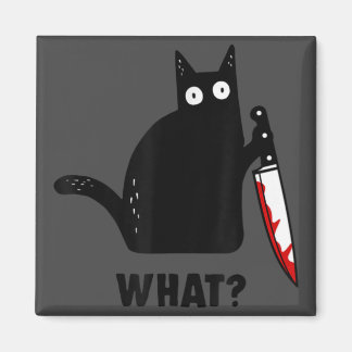 Imán ¿Qué asesinato de gatos con cuchillo de horror gat