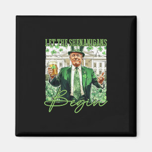 Imán Que Comiencen Las Travesuras Día De San Patricio T