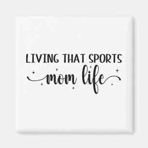Imán Que Deporte Mamá Vida Divertida Día de la Madre De