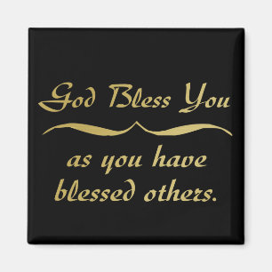 Imán Que Dios te bendiga mientras has bendecido a otros